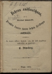 Dinsbergs E. Mnsberg. Bērnu audzināšana jeb kā Krietas saimnieks Prāta Jānis savu dēlu audzināja. 1874
